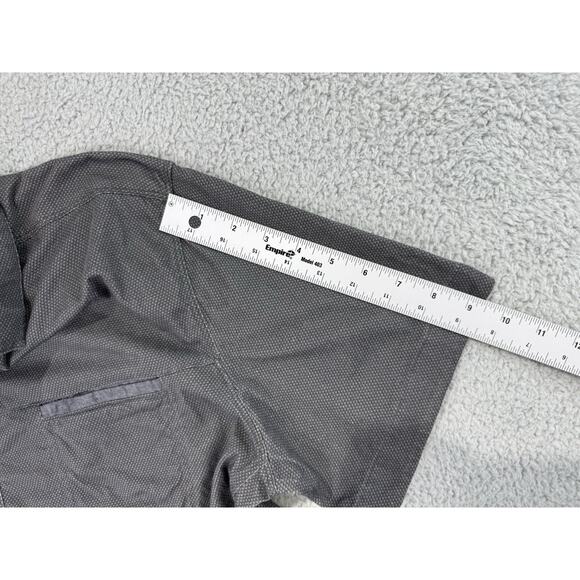 Kuhl Shirt Men Large Wildfibre Twill Short Sleeve Button-up Cotton RN 108846 - Picture 8 of 13